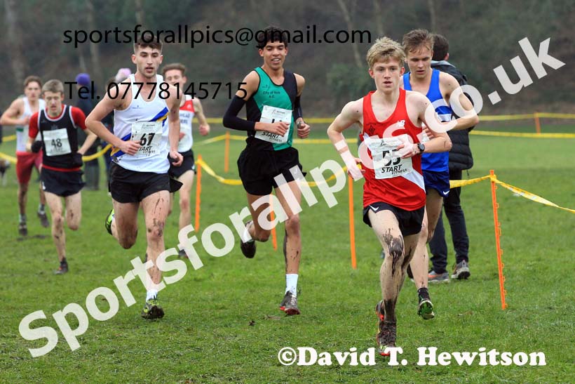 Junior Mens 2023 Northern Cross Country Champs., Witton Park, Blackburn. Photo: David T. Hewitson/Sports for All Pics